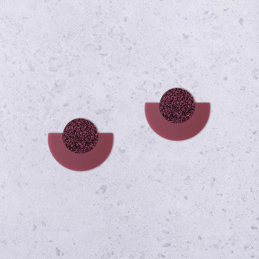 Ajet Simple Monocromatici – Orecchini in Plexiglas