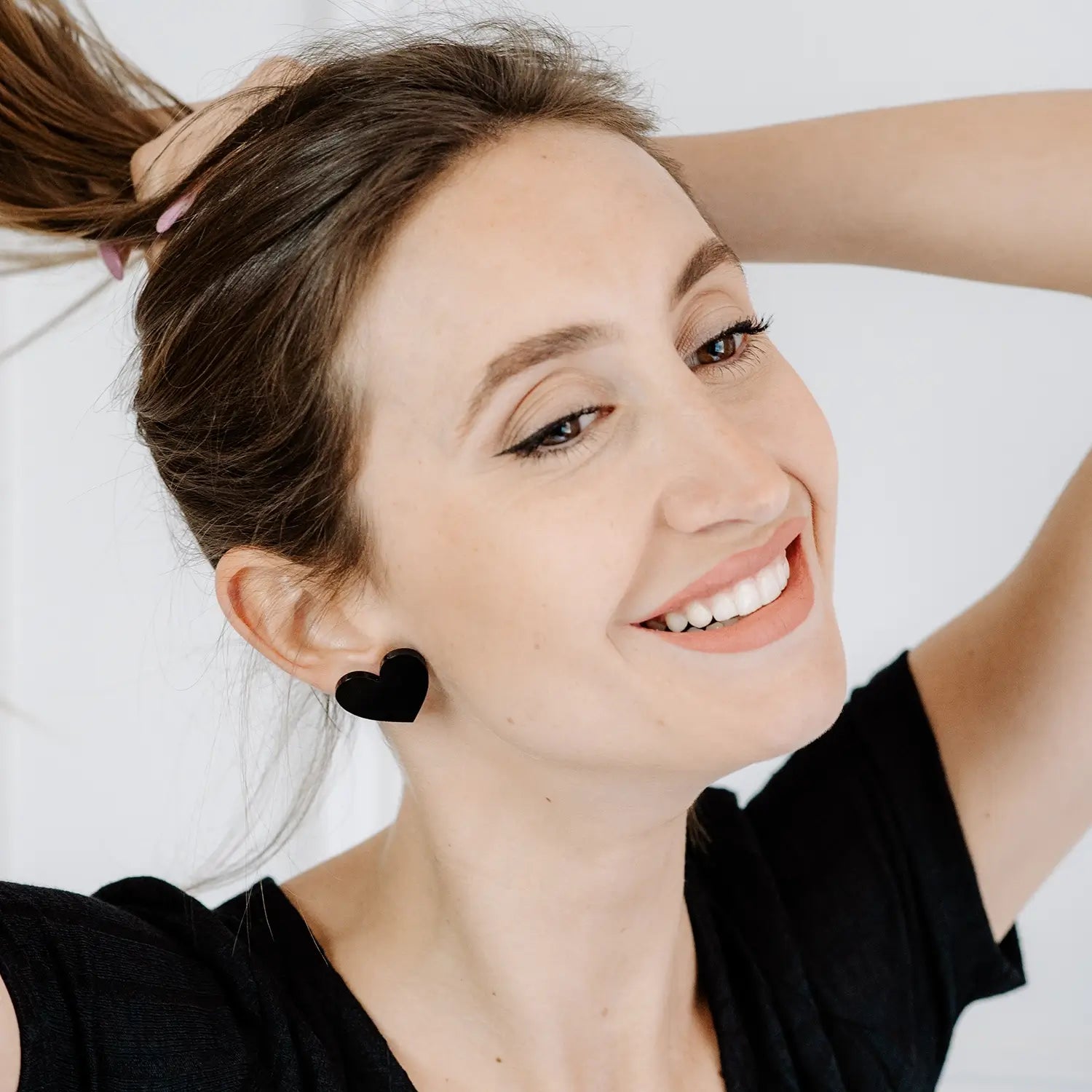 Cuore M – Orecchini in Plexiglas