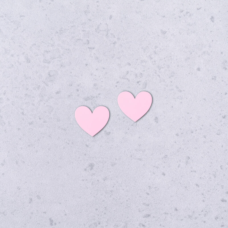 Cuore M – Orecchini in Plexiglas