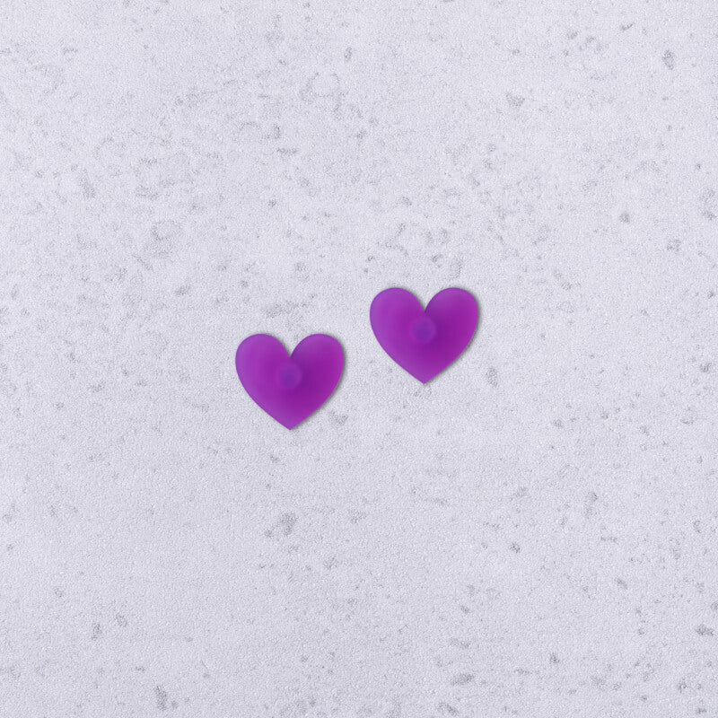 Cuore M – Orecchini in Plexiglas