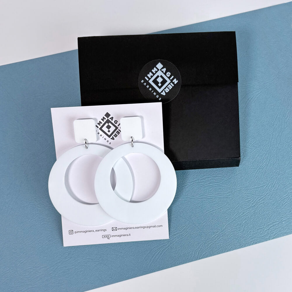 Happy Days Simple – Orecchini in Plexiglas