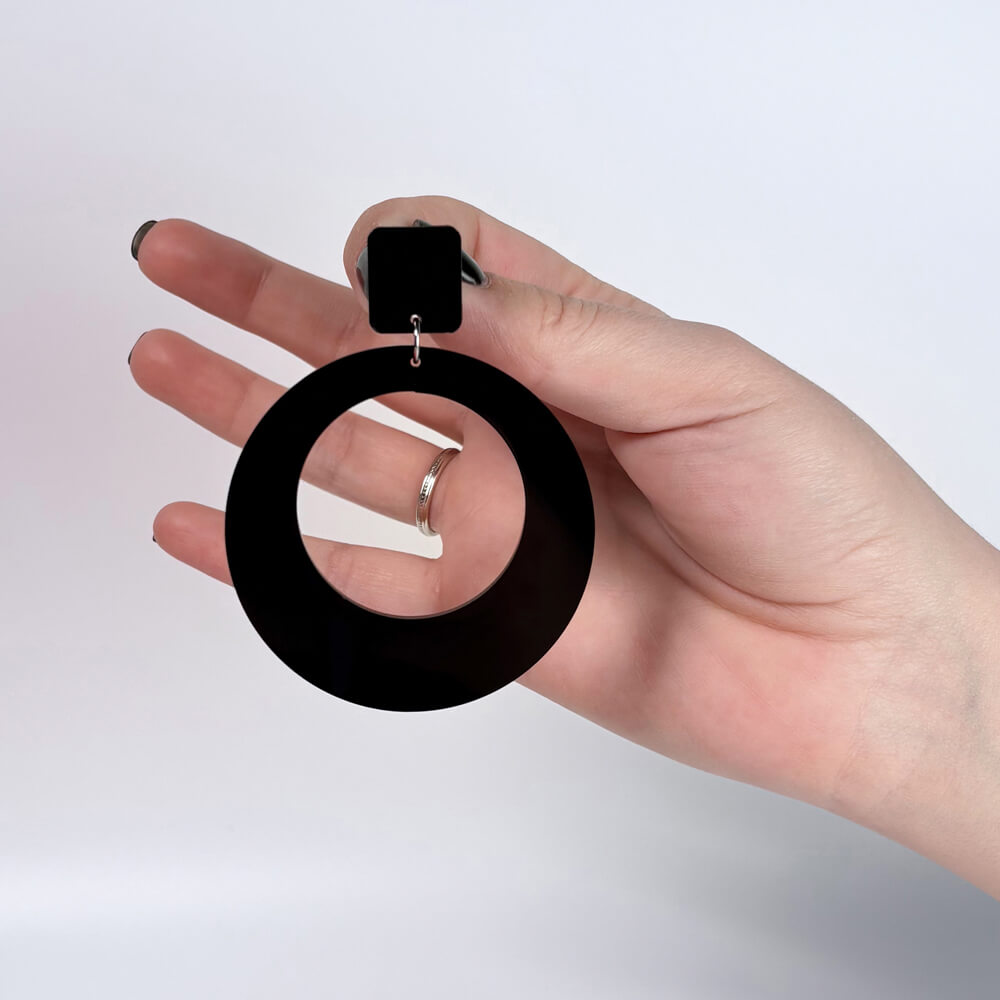 Happy Days Simple – Orecchini in Plexiglas