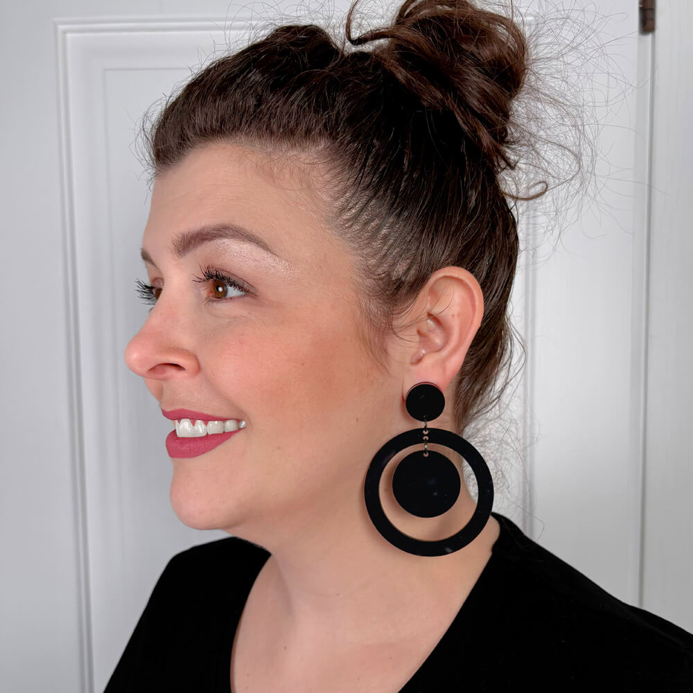 Happy Days Double – Orecchini in Plexiglas