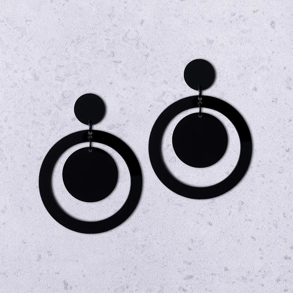 Happy Days Double – Orecchini in Plexiglas