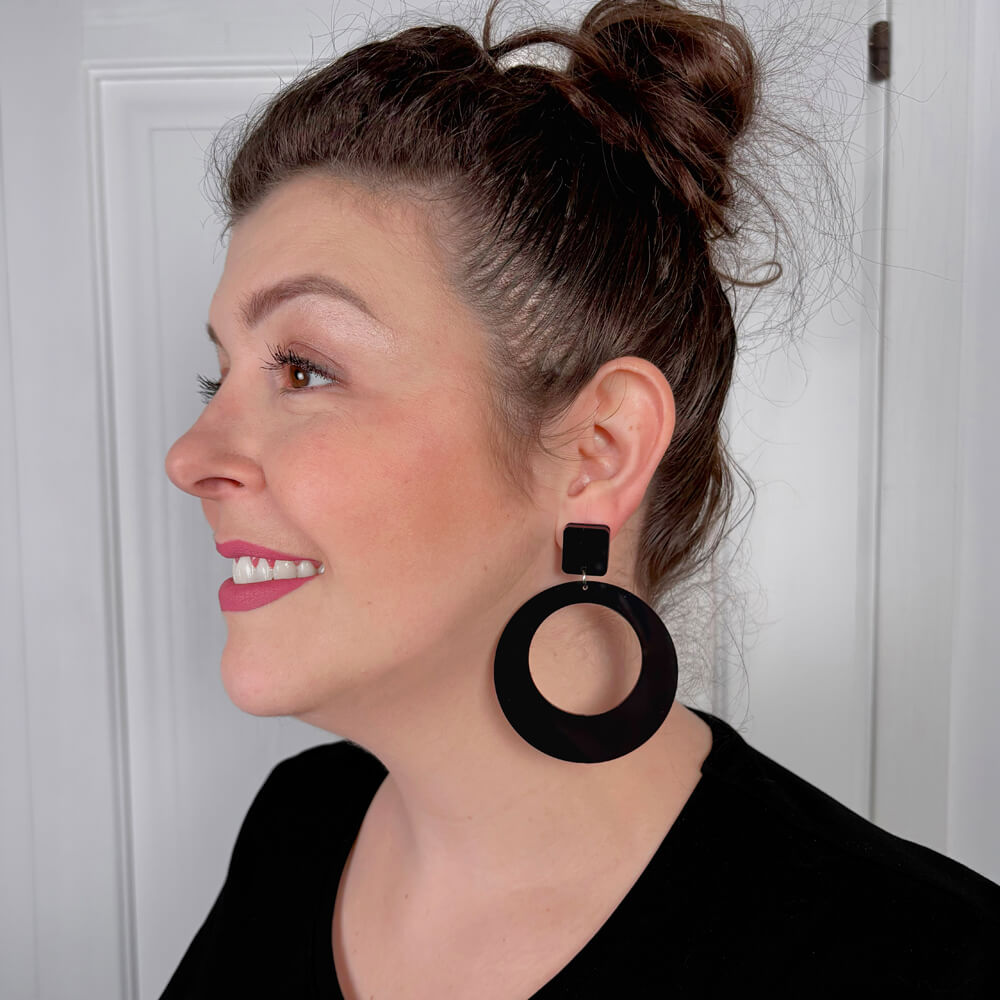 Happy Days Simple – Orecchini in Plexiglas