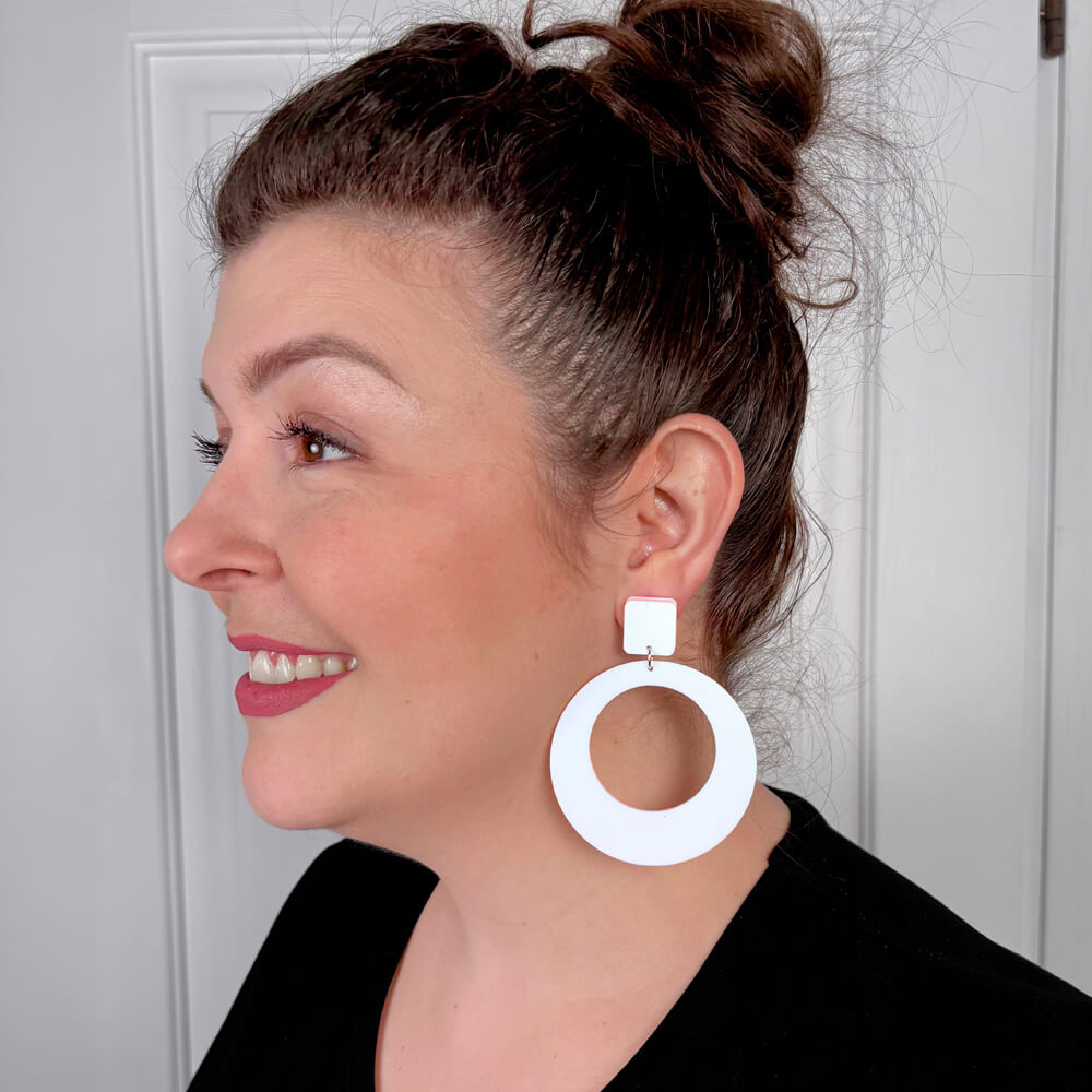 Happy Days Simple – Orecchini in Plexiglas