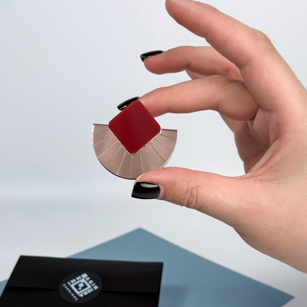 Jackie - Orecchini in Plexiglas