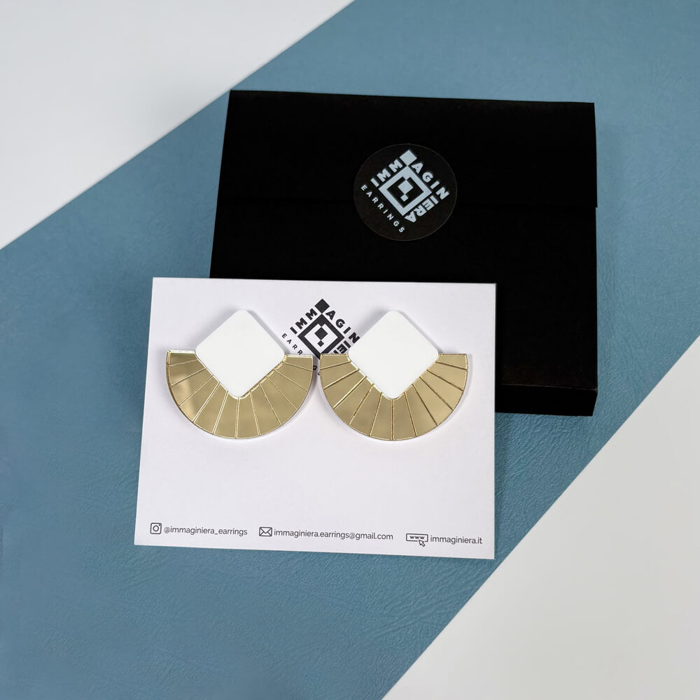 Jackie - Orecchini in Plexiglas