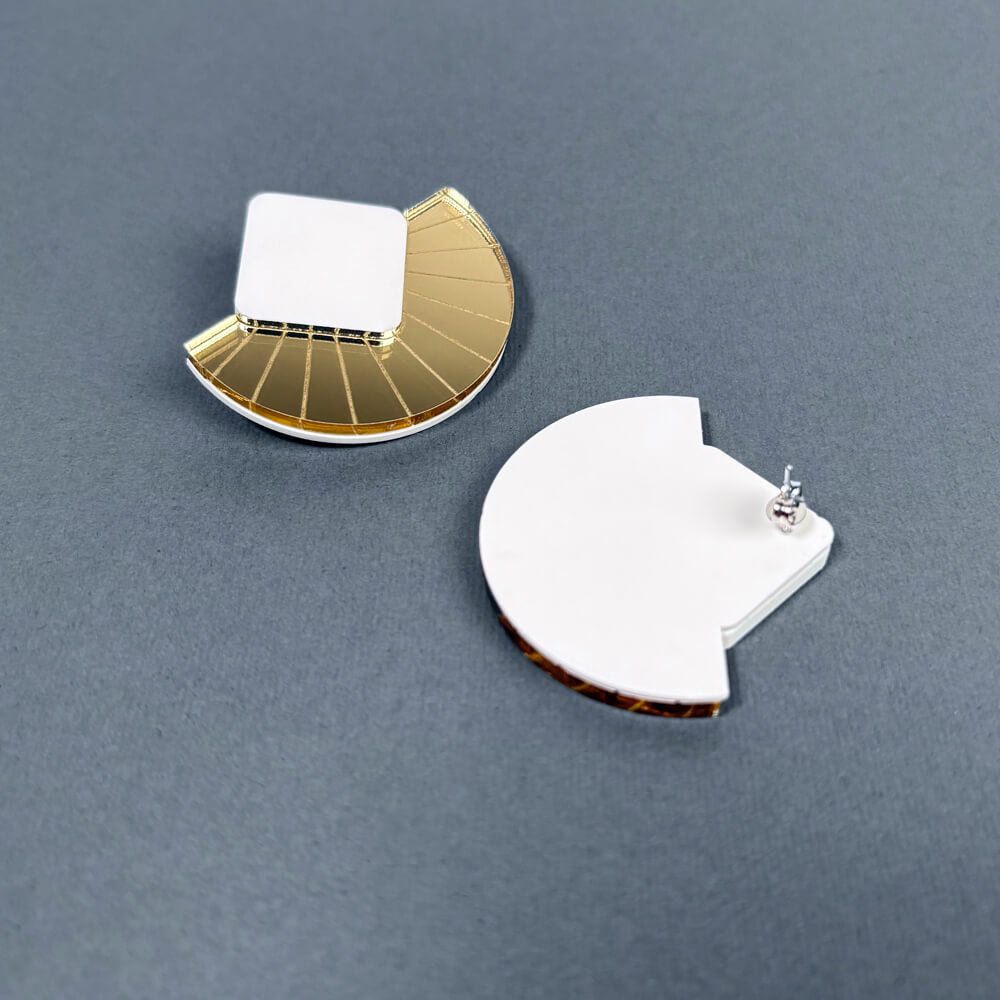 Jackie - Orecchini in Plexiglas