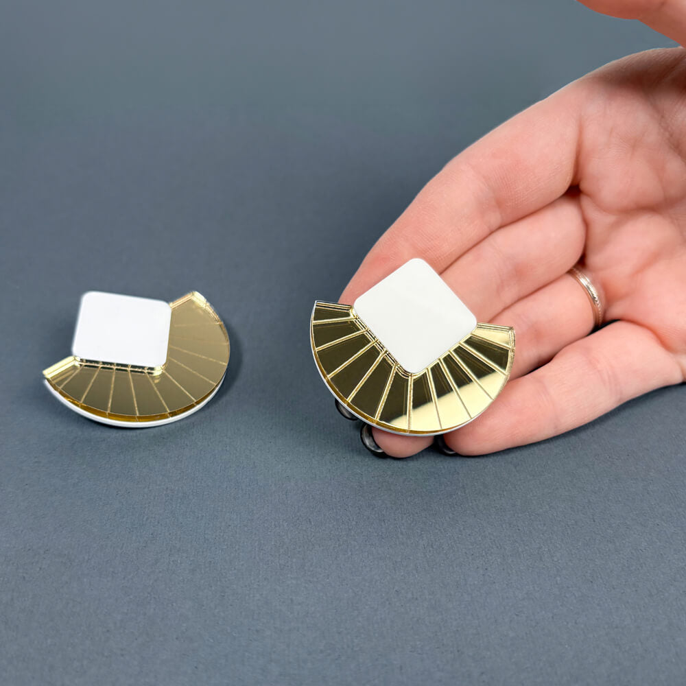 Jackie - Orecchini in Plexiglas