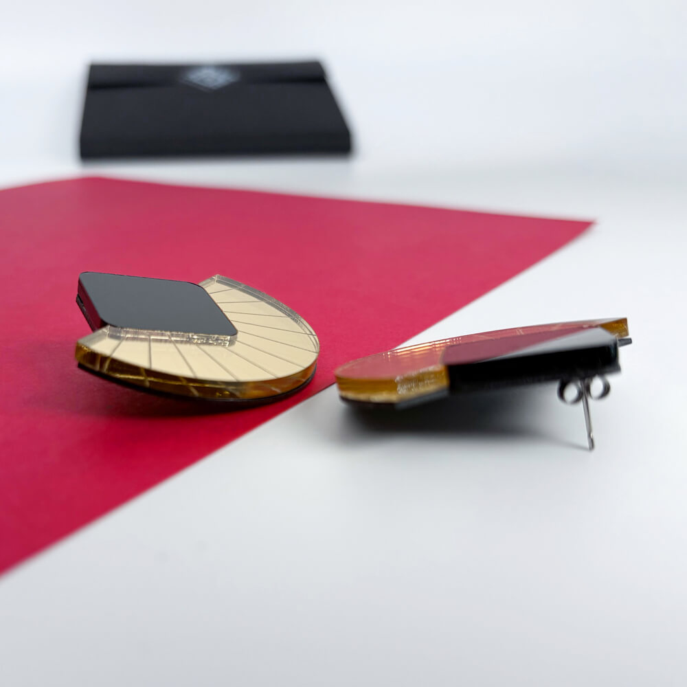 Jackie - Orecchini in Plexiglas