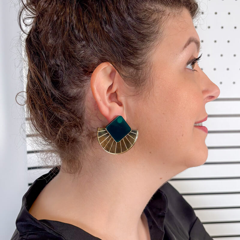 Jackie - Orecchini in Plexiglas