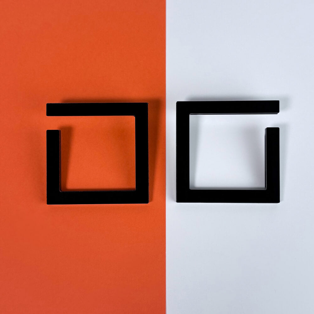 Quadro – Orecchini in Plexiglas