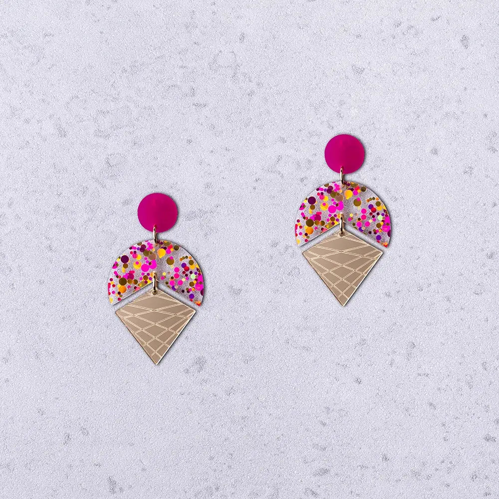 Stardust magenta | oro Immaginiera