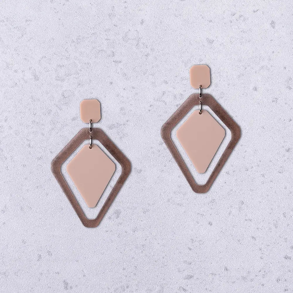 Tandem – Orecchini in Plexiglas