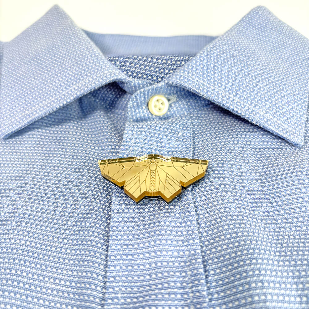 Falena – Copribottone per Camicia