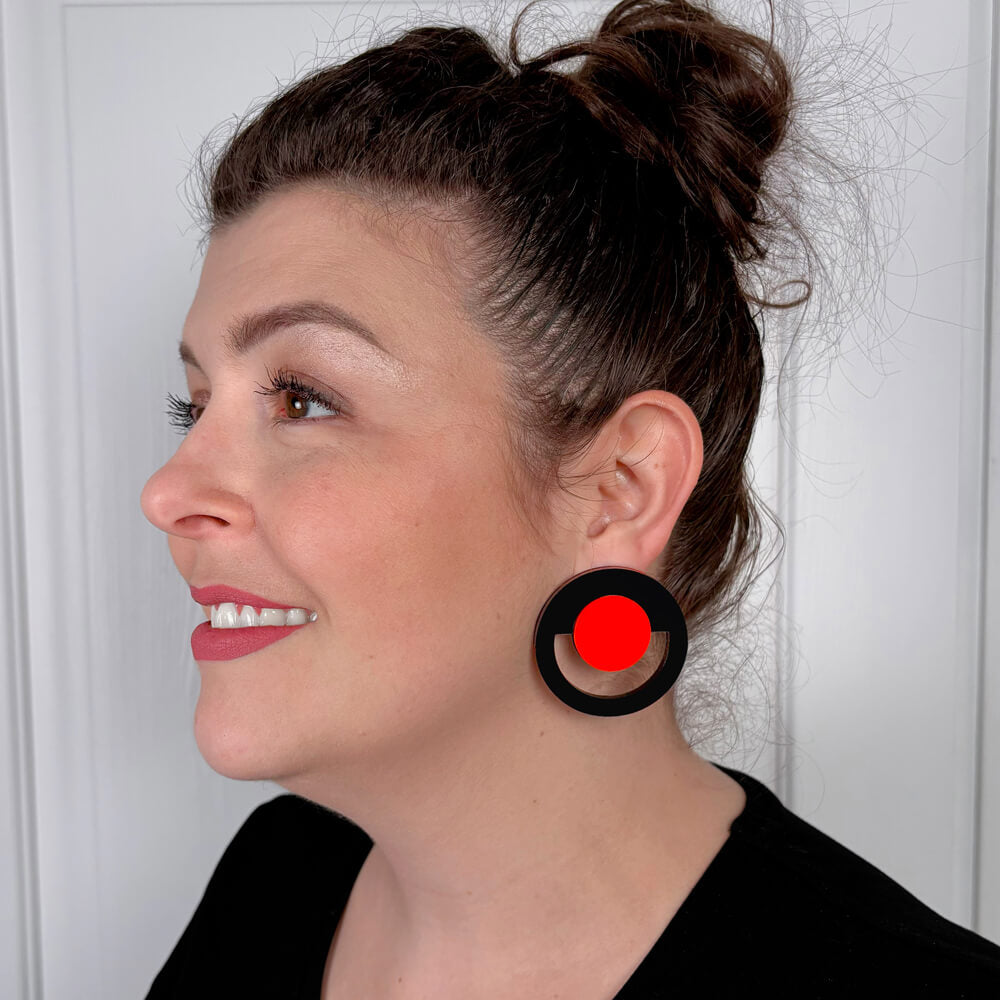 Aten – Orecchini in Plexiglas Grandi