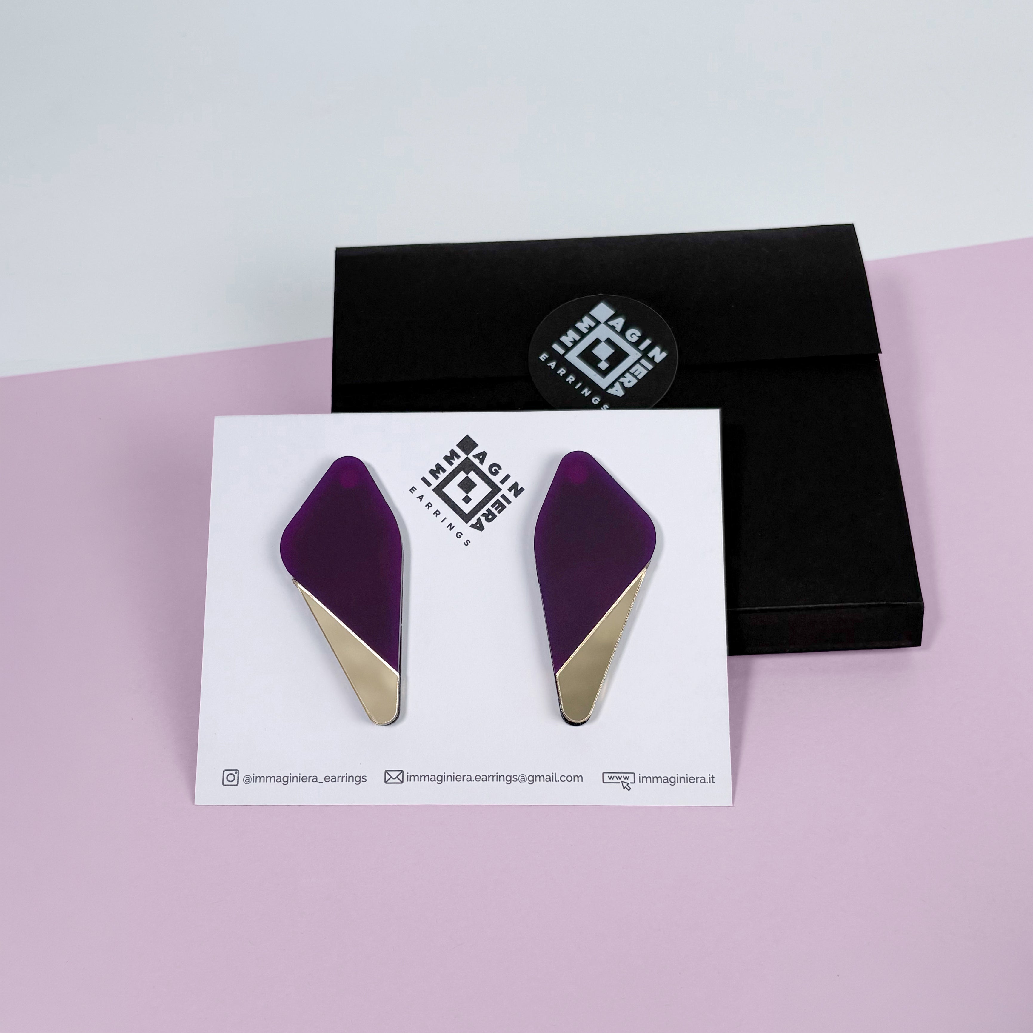 Eterea - Orecchini in Plexiglas