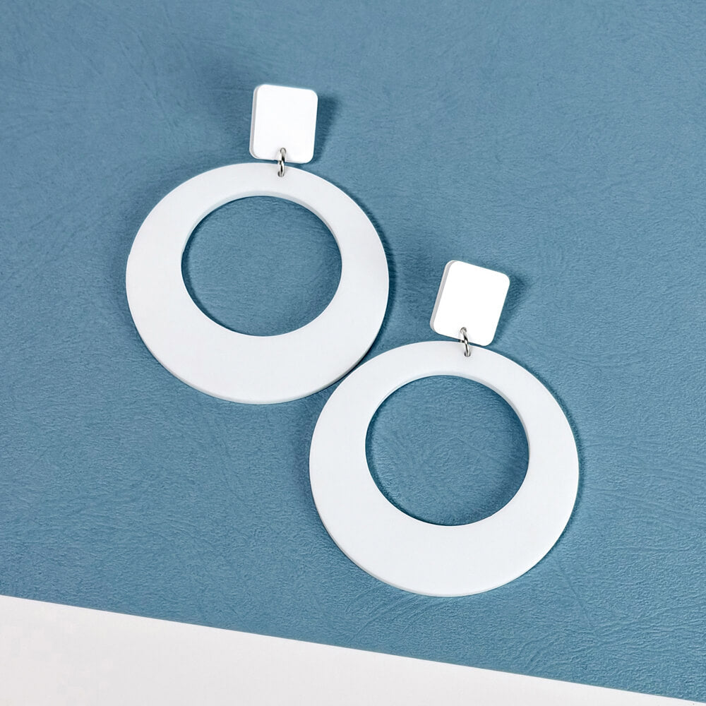 Happy Days Simple – Orecchini in Plexiglas