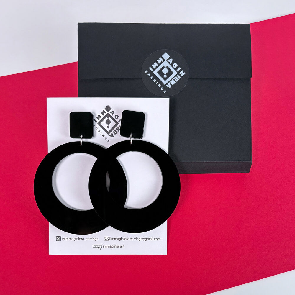 Happy Days Simple – Orecchini in Plexiglas