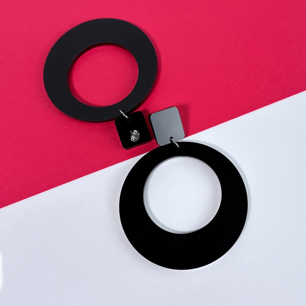 Happy Days Simple – Orecchini in Plexiglas