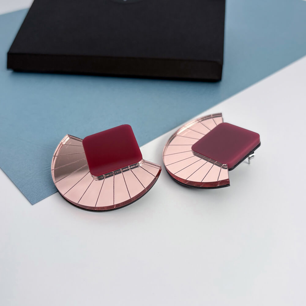 Jackie - Orecchini in Plexiglas