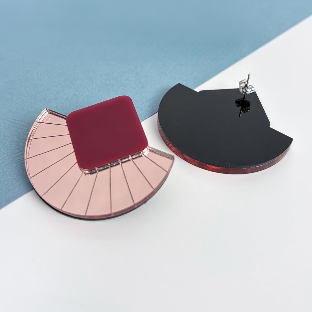 Jackie - Orecchini in Plexiglas