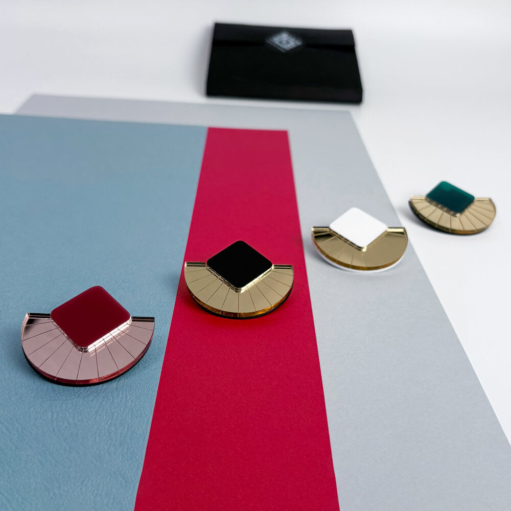 Jackie - Orecchini in Plexiglas