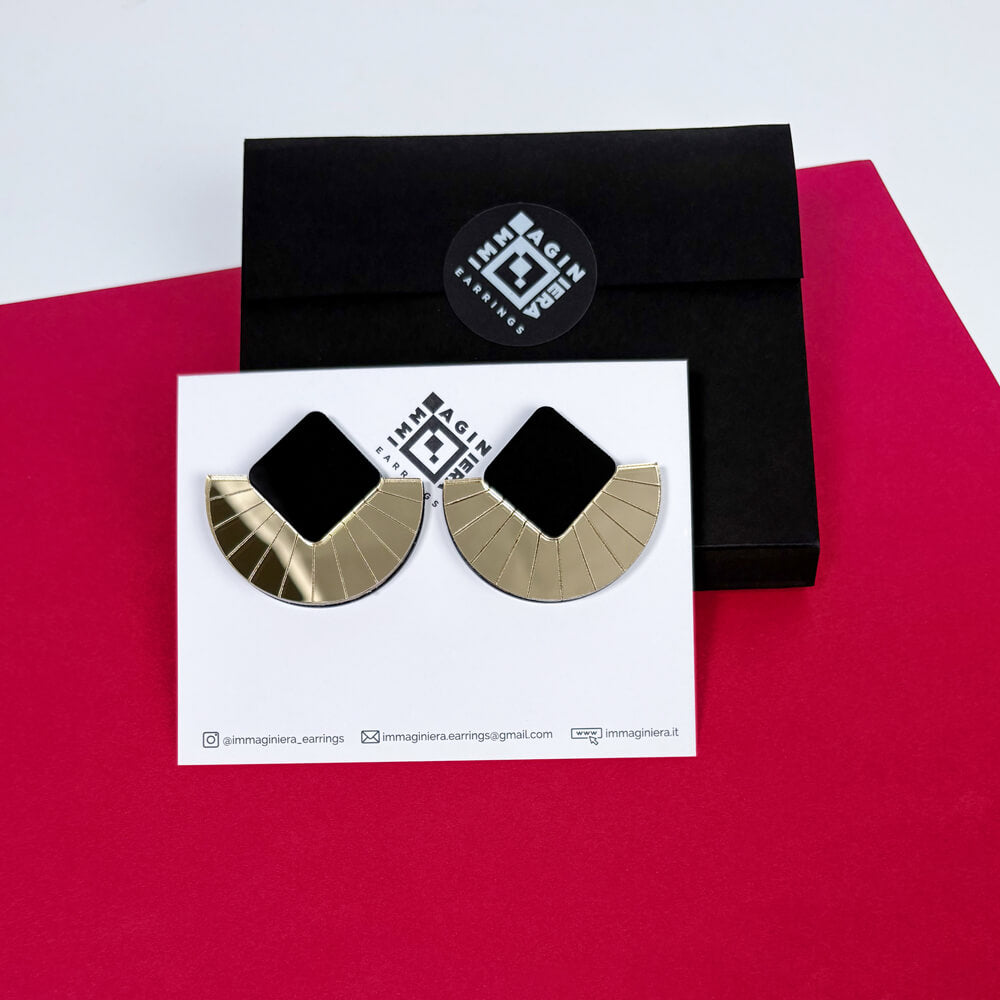 Jackie - Orecchini in Plexiglas