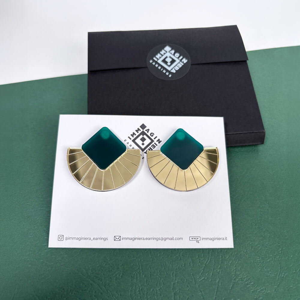 Jackie - Orecchini in Plexiglas