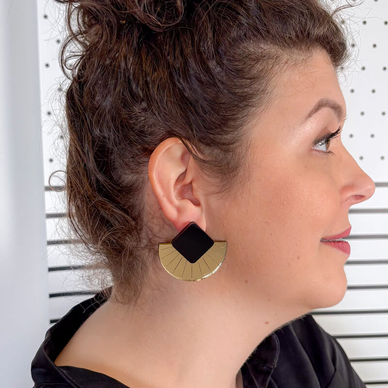 Jackie - Orecchini in Plexiglas