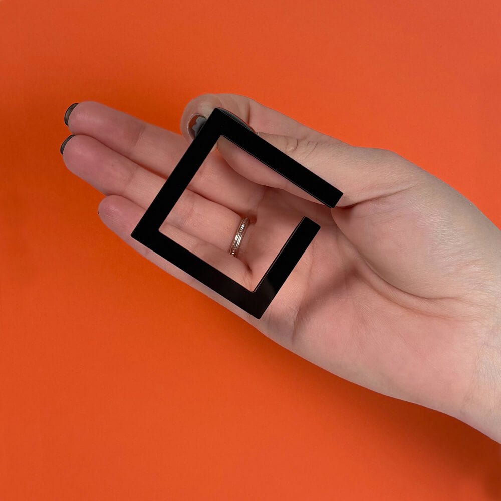 Quadro – Orecchini in Plexiglas