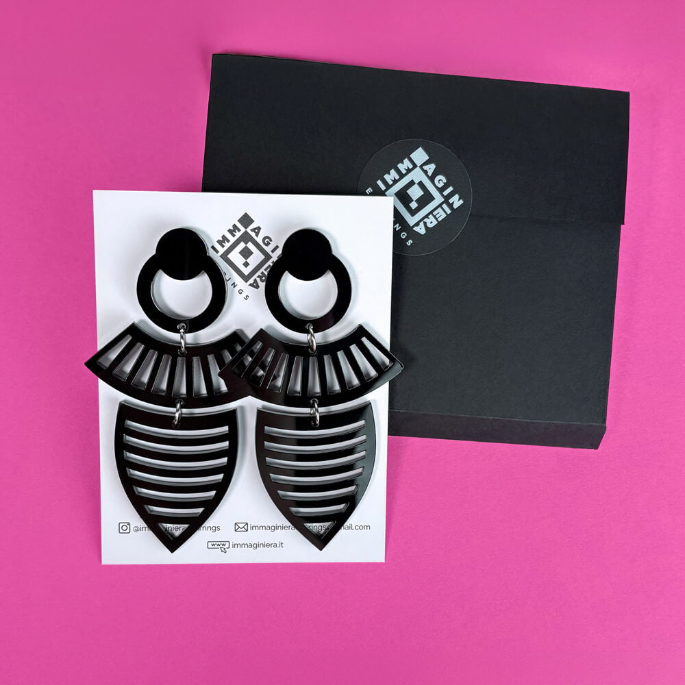 Bee You – Maxi Orecchini in Plexiglas